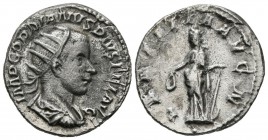 GORDIANO III. Antoniniano. (Ar. 2,98g/21mm). 241-243 d.C. Roma. (RIC 86). MBC. Oxidaciones limpiadas.