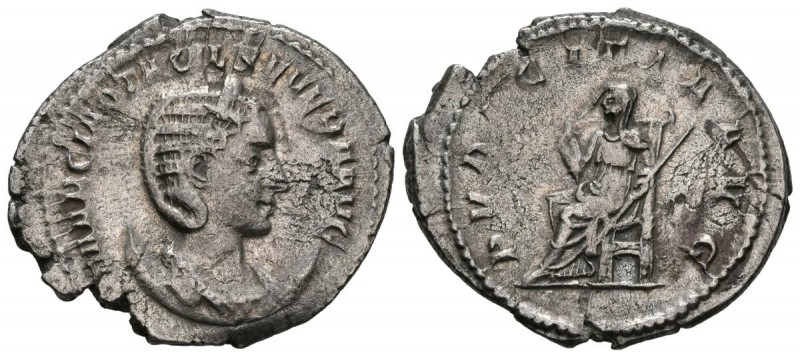 OTACILIA SEVERA. Antoniniano. (Ar. 3,80g/25mm). 244-246 d.C. Roma. (RIC 123c). M...