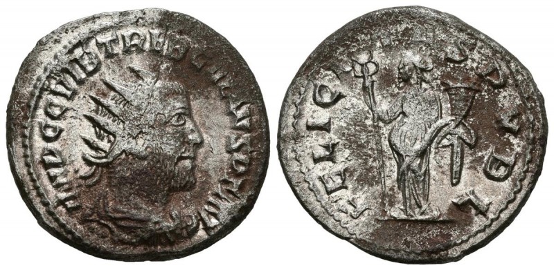 TREBONIANO GALO. Antoniniano. (Ar. 4,54g/22mm). 251-252 d.C. Antioquía. (RIC 63)...