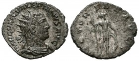 VALERIANO. Antoniniano. (Ar. 3,58g/28mm). 254-255 d.C. Antioquía. (RIC 225). MBC+.