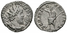 POSTUMO. Antoniniano. (Ar. 3,39g/20mm). 266 d.C. Treveri. (RIC 329). EBC-. Bonito ejemplar.