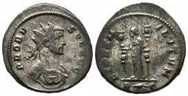 PROBO. Antoniniano. (Ve. 4,11g/21mm). 281 d.C. Roma. (RIC 169). MBC+. Conserva parte del plateado original.