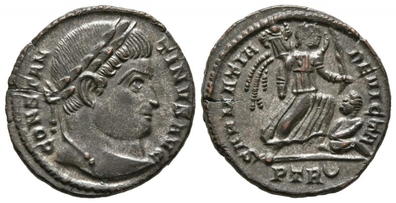 CONSTANTINO I. Follis. (Ae. 2,98g/19mm). 323-324 d.C. Trier. (RIC 435). EBC-.