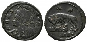SERIE CONMEMORATIVA. Follis (Ae. 2,66g/18,2mm). 330-322. Siscia. (RIC 222). MBC+.