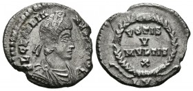 JULIANO II. Siliqua. (Ar. 2,27g/18mm). 360-361 d.C. Lugdunum. (RIC 218). MBC+.