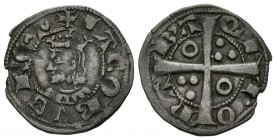 JAIME II (1291-1327). Dinero (Ve. 0,95g/16mm). Barcelona. (Cru-344). MBC.