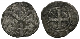ALFONSO IX (1188-1230). Dinero. (Ve. 0,68g/16mm). Marca de ceca crecientes. (FAB-144). BC+.