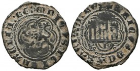 ENRIQUE III (1390-1406). Blanca (Ae. 2,08g/24mm). Burgos. (FAB-597). MBC.