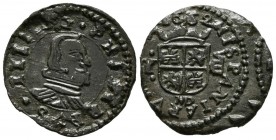 FELIPE IV (1621-1665). 8 Maravedís (Ae. 2,08g/21mm). 1662. Madrid Y. (Cal-2019-360). MBC+.