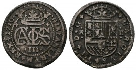 CARLOS III, el Pretendiente (1700-1714). 2 Reales. (Ar. 5,41g/27mm). 1710. Barcelona. (Cal-2019-31). MBC-.