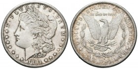 ESTADOS UNIDOS. 1 Dollar. (Ar. 26,81g/38mm). 1881. San Francisco. (Km#110). EBC.
