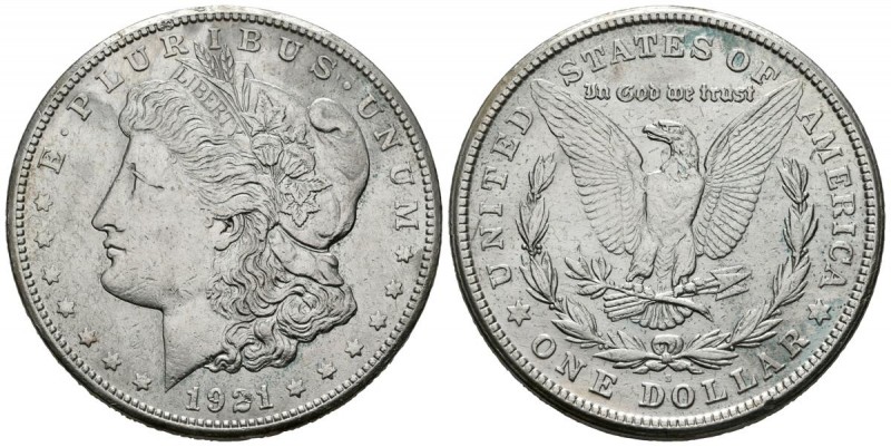 ESTADOS UNIDOS. 1 Dollar. (Ar. 26,67g/38mm). 1921. San Francisco S. (Km#110). EB...