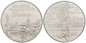 FINLANDIA. 10 Markkaa (Ar. 24,58g/35mm). 1971. (Km#52). EBC-.