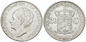 HOLANDA. 2 1/2 Gulden. (Ar. 25,00g/38mm). 1938. (Km#165). EBC.