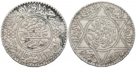 MARRUECOS. 10 Dirham. (Ar. 24,85g/37mm). 1331h (1912). (Km#33). MBC+.