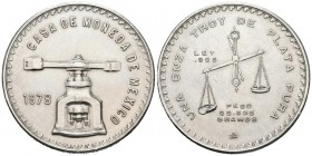 MÉXICO. Onza Troy (Ar. 33.77g/41.3mm). 1978. (Km# M49b). EBC. Pequeñas marquitas. Escasa.