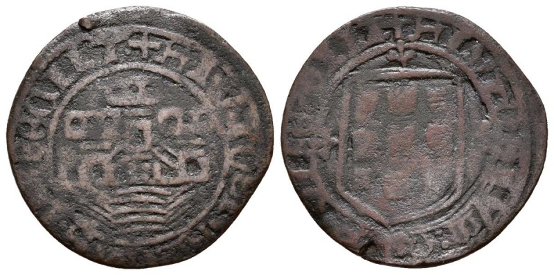 PORTUGAL. Ceitil. (Ae. 1.82g/20.5mm). 1438-1481. Reinado de Juan V. Sin ceca. (G...