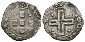 PORTUGAL, Joao IV (1640-1656). 1/2 Tostao. (Ar. 2,75g/20mm). (Gomes 46.05). MBC-.