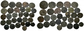 IMPERIO ROMANO. Lote compuesto por 30 bronces pequeños de distintos emperadores romanos. A EXAMINAR.