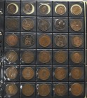 MONEDAS EXTRANJERAS. Conjunto de monedas extranjeras de diferentes países presentada en 4 álbumes. A EXAMINAR.