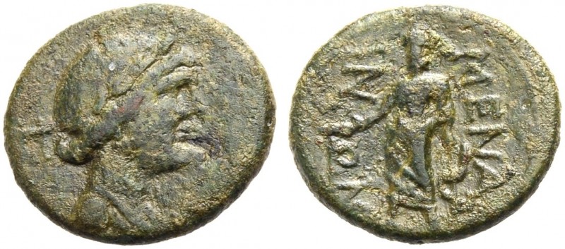 GRIECHISCHE MÜNZEN. SIZILIEN. MENAINON. 
Bronze (Pentachalkon), 3.-2. Jh. v. Ch...