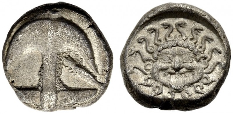 GRIECHISCHE MÜNZEN. THRAKIEN. APOLLONIA PONTIKA. 
Drachme, 450-400 v. Chr. Anke...