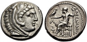 GRIECHISCHE MÜNZEN. MAKEDONIEN. KÖNIGE VON MAKEDONIEN. Alexander III. der Grosse, 336-323 v. Chr 
Tetradrachmon, Amphipolis, postum, 315-294 v. Chr. ...