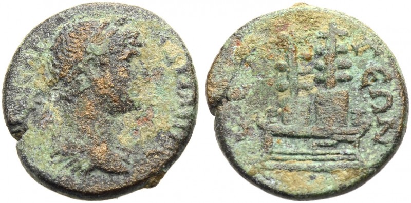 GRIECHISCHE MÜNZEN UNTER RÖMISCHER HERRSCHAFT. PISIDIEN. SELGE. Hadrianus, 98-11...
