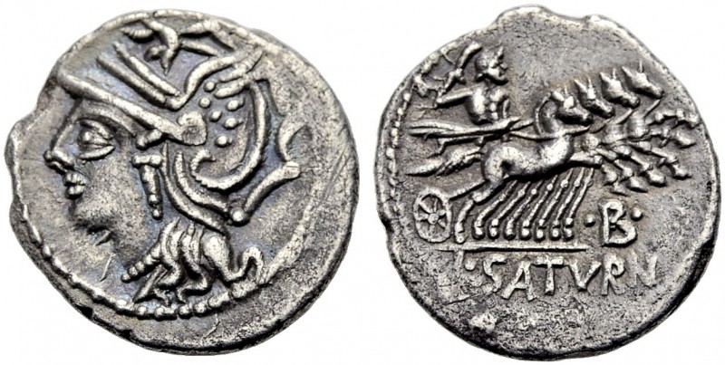 RÖMISCHE MÜNZEN. RÖMISCHE REPUBLIK. L. Appuleius Saturninus, 104 v. Chr 
Denar....