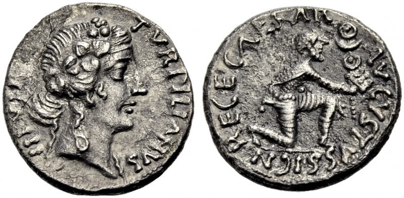 RÖMISCHE MÜNZEN. KAISERZEIT. Augustus, 27 v. Chr. -14 n. Chr 
Denar, ca. 19 v. ...