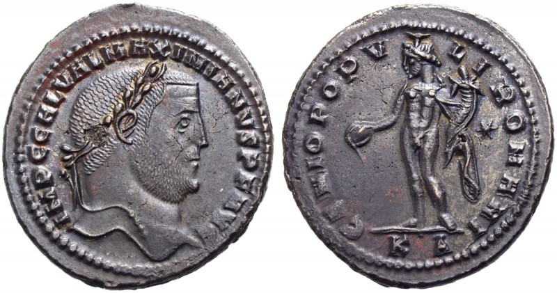 RÖMISCHE MÜNZEN. KAISERZEIT. Galerius Maximianus, 305-311 
Follis, 307 Cyzicus....