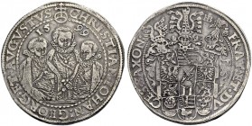 ALTDEUTSCHE MÜNZEN UND MEDAILLEN. SACHSEN-ALB. LINIE, KURFÜRSTENTUM NACH 1547. CHRISTIAN II., JOHANN GEORG I. und AUGUST unter Vormundschaft, 1591-160...