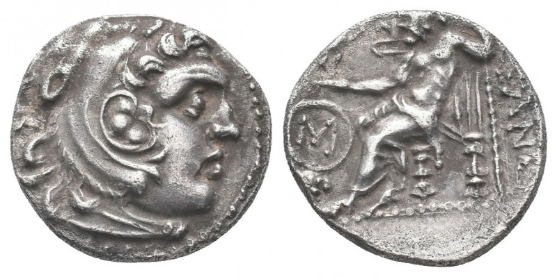 KINGS of MACEDON.Alexander III.336-323 BC.Chios Mint.AR Drachm

Obverse : Head...