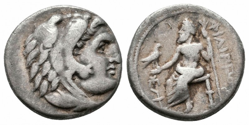 KINGS of MACEDON.Alexander III.336-323 BC.Sardes Mint.AR Drachm

Obverse : Head ...