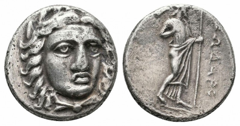 SATRAPS of CARIA.Pixodaros.Circa 341/0-336/5 BC.AR Didrachm

Obverse : Laureate ...