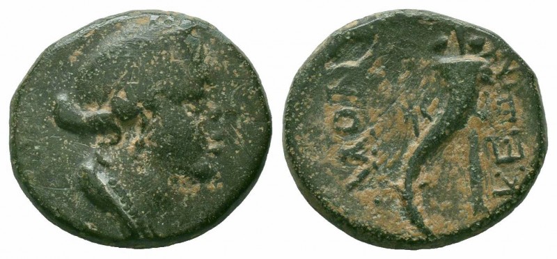 PHRYGIA.Laodiceia.Circa 133-67 BC.AE Bronze

Obverse : Diademed head of Aphrodit...