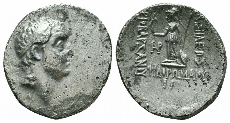 KINGS of CAPPADOCIA.Eusebeia.Ariobarzanes I.96-63 BC.AR Drachm

Obverse : Diadem...