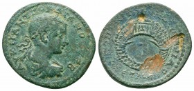 PONTUS.Neocaesarea.Gordian III.238-244 AD.AE Bronze

Obverse : ΑΥ Κ Μ ΑΝΤ ΓΟΡΔΙΑΝΟϹ ϹƐΒ; laureate, draped and cuirassed bust of Gordian III, right
Rev...