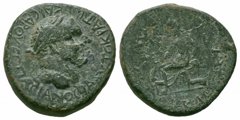 LYCAONIA.Laodicea.Vespasian.69 - 79 AD.AE Bronze

Obverse : ΑΥΤΟΚΡΑΤWΡ ΚΑΙϹΑΡ ΟΥ...