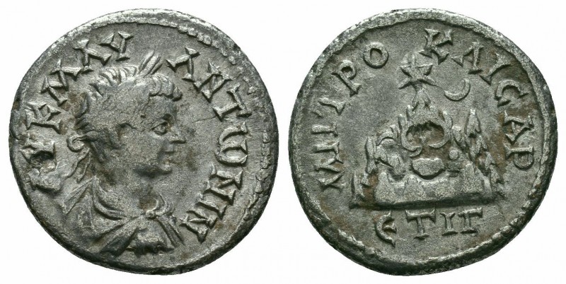 CAPPADOCIA.Caesaraea.Caracalla.198-217 AD.AR Drachm 

Obverse : AY K M AYP ANTΩN...