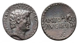 MARK ANTONY.44-30 BC.AR Denarius

Obverse : Bare head of Antony to right
Reverse : ANTONIVS AVG IMP III; in two lines

Reference : RSC 2

Weight : 3.6...