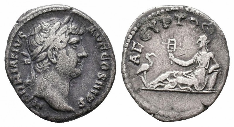 HADRIAN.117 - 138 AD.AR Denarius.Rome

Obverse : HADRIANVS AVG COS III P P; Head...