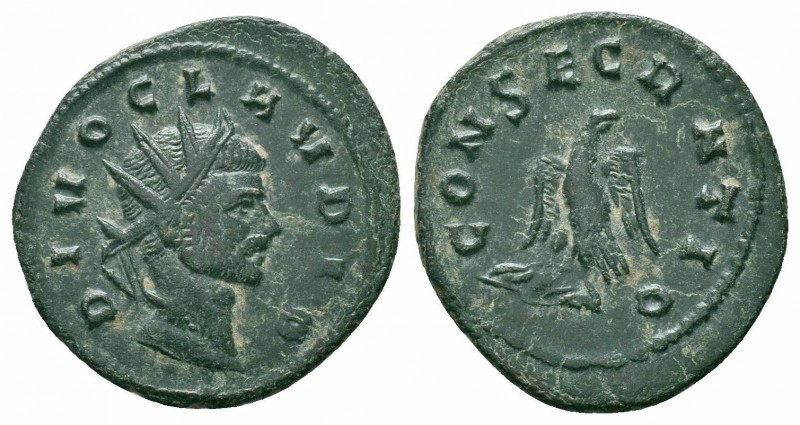 DIVUS CLAUDIUS II.268-270 AD.Rome Mint.AR Antoninianus

Obverse : DIVO CLAVDIO; ...