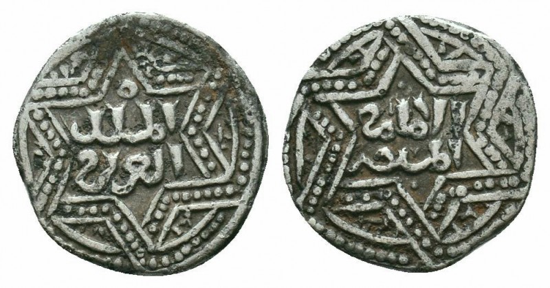 AYYUBID. al-'Aziz Muhammad. 613-634 AD. Halab Mint.630 AH ( ? ).AR Half Dirhem

...