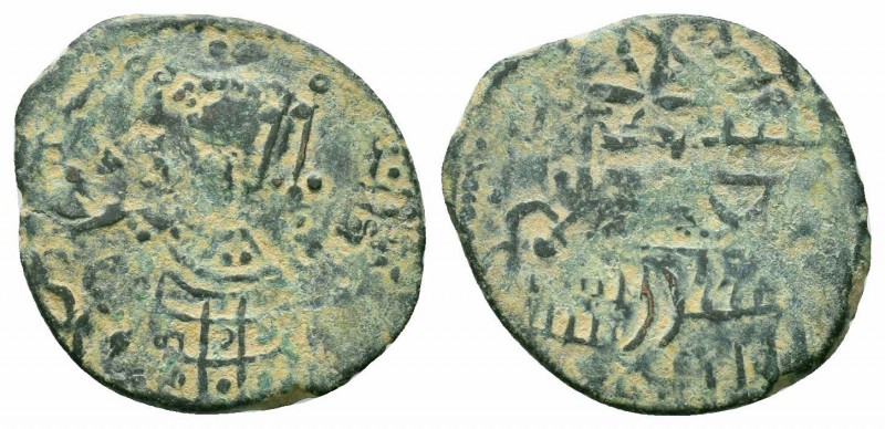 SELJUQ of RUM.Kaykhusraw I. 1st Reign. 1192-1199 AD.No Mint No Date.AE Fals

Obv...