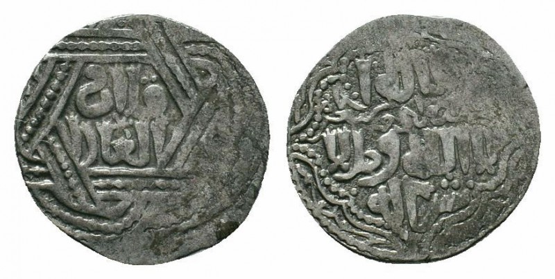 ILKHANIDS.Abaqa.1265 - 1282 AD.Tiflis Mint.Ramadan 670 AH.AR Qaanik Dirhem

Ob...