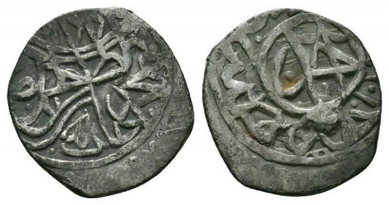 OTTOMAN EMPIRE.Ahmed I.1603-1617 AD.Halab mint.1012 AH.AR Dirhem

Obverse : Arab...