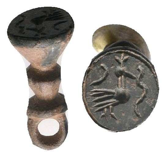 Crusaders.Circa 11th-12th century AD.Nice bronze Matrix Seal

Weight : 6.5 gr

D...