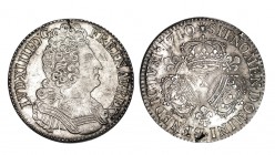 FRANCIA. 1/2 Escudo. Amiens. Luis XIV. 1710-X. W/KM-382.20. 15,23 g. Leve fallito en canto 6 h rev. Excepcional ejemplar por su gran calidad. Mucho B....