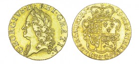 GRAN BRETAÑA. 1/2 Guinea. Jorge II. 1759. W/KM-587. 4,19 g. EBC-